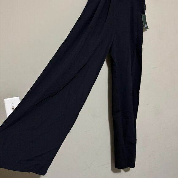 Wild Fable Black Wide-Leg Trousers High Waist Pleated Dress Pants – Size Medium - Picture 5 of 6